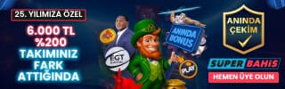 ANINDA ÜYELİK BONUSU